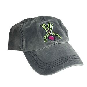 The Office Schrute Farms Dad Baseball Hat Unisex OSFM Grey Washed Cotton Cap